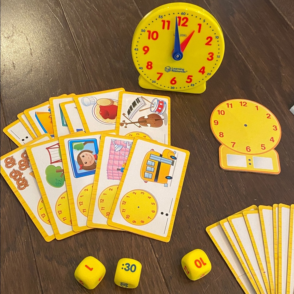Learning Resources Time Activity Set - Yellow - Picture 3 of 6